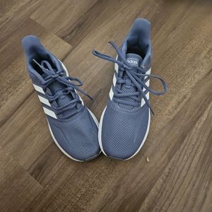 Adidas Runfalcon Purple and White Sneaker